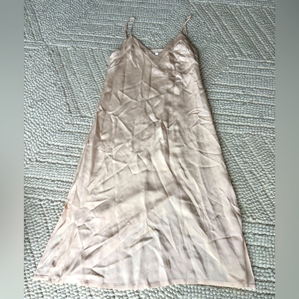 Cuyana Nude Slip Dress